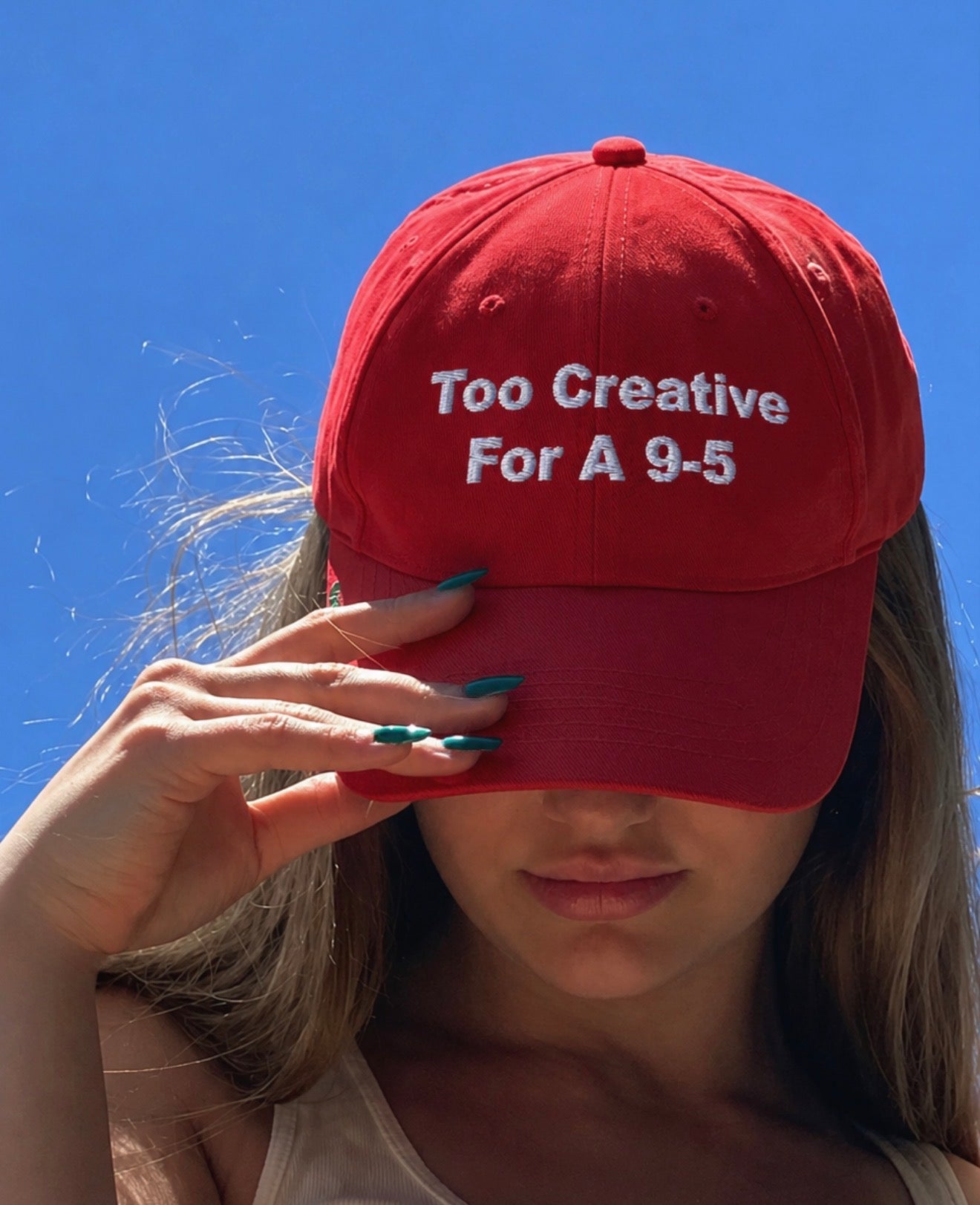Too Creative For A 9-5 dad hat